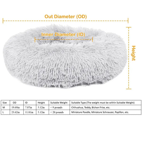 Calming Comfort Pet Bed