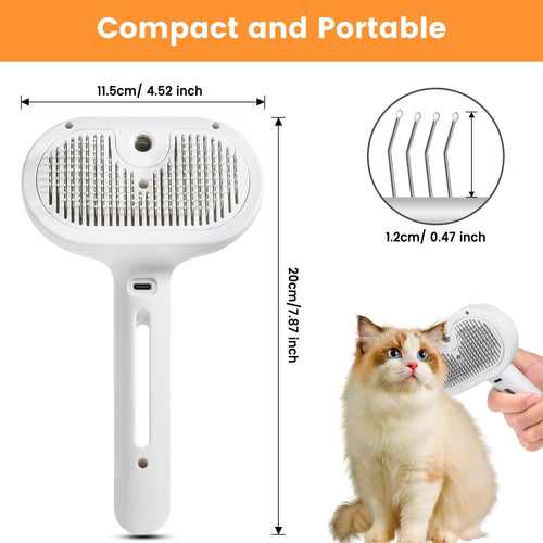 3-in-1 Steam Grooming Brush