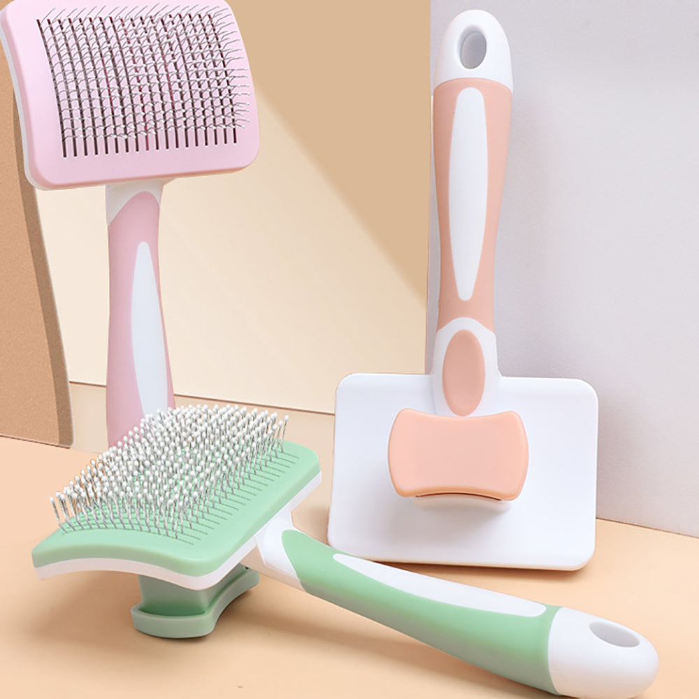 Self-Cleaning Slicker Brush